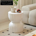 Stylish Plastic Corner Coffee Table for Modern Living Spaces and Apartments