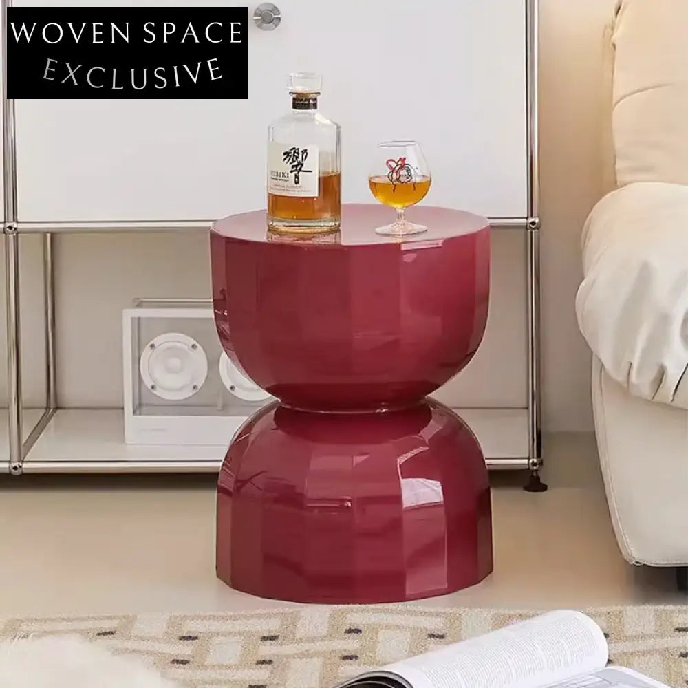 Stylish Plastic Corner Coffee Table for Modern Living Spaces and Apartments