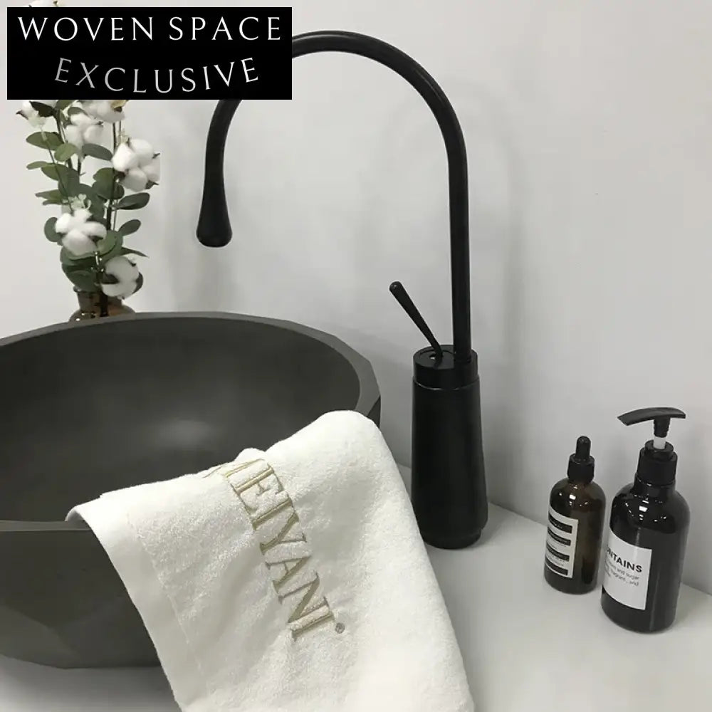 Stylish Round Concrete Countertop Vessel Sink - Modern Grey Bathroom Basin