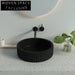 Stylish Round Concrete Countertop Wash Basin - Durable Cement Bathroom Sink Fixture