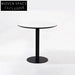 Stylish Round/Square Plywood MDF Dining Table with Sturdy Metal Base