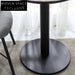Stylish Round/Square Plywood MDF Dining Table with Sturdy Metal Base