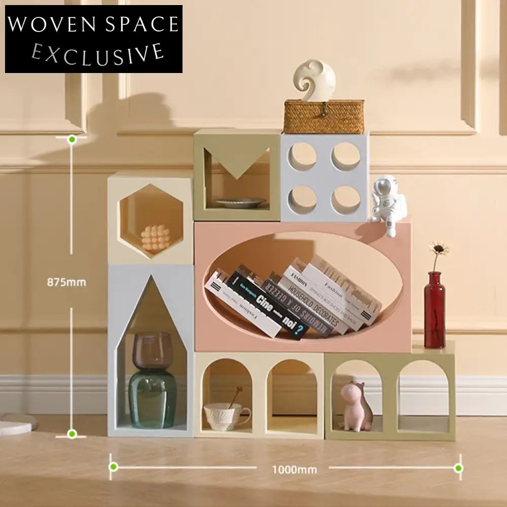 Stylish Stackable MDF Wood Living Room Storage Sideboard Cabinet