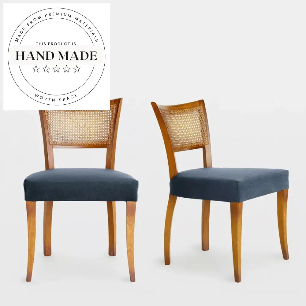 Stylish Velvet Upholstered Dining Armchair - Solid Oak Frame, Adjustable Height