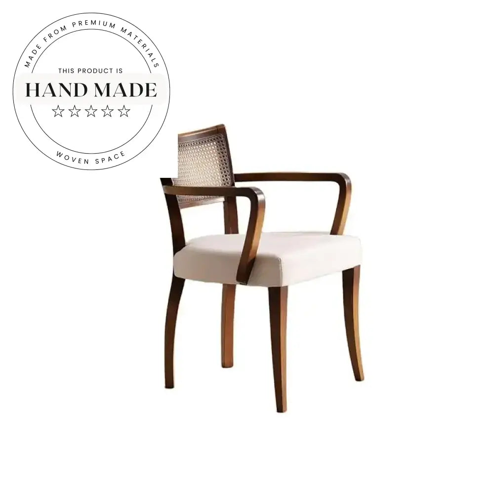 Stylish Velvet Upholstered Dining Armchair - Solid Oak Frame, Adjustable Height