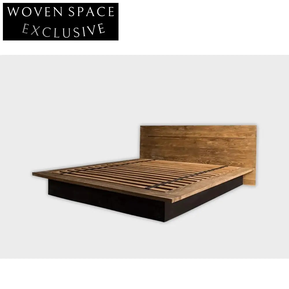 Sustainable Wabi-Sabi Solid Elm Wood and Fabric Dining Chair