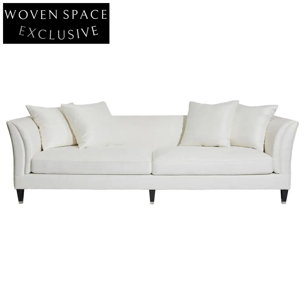 Tailor 3 Seater Sofa - Ivory Linen