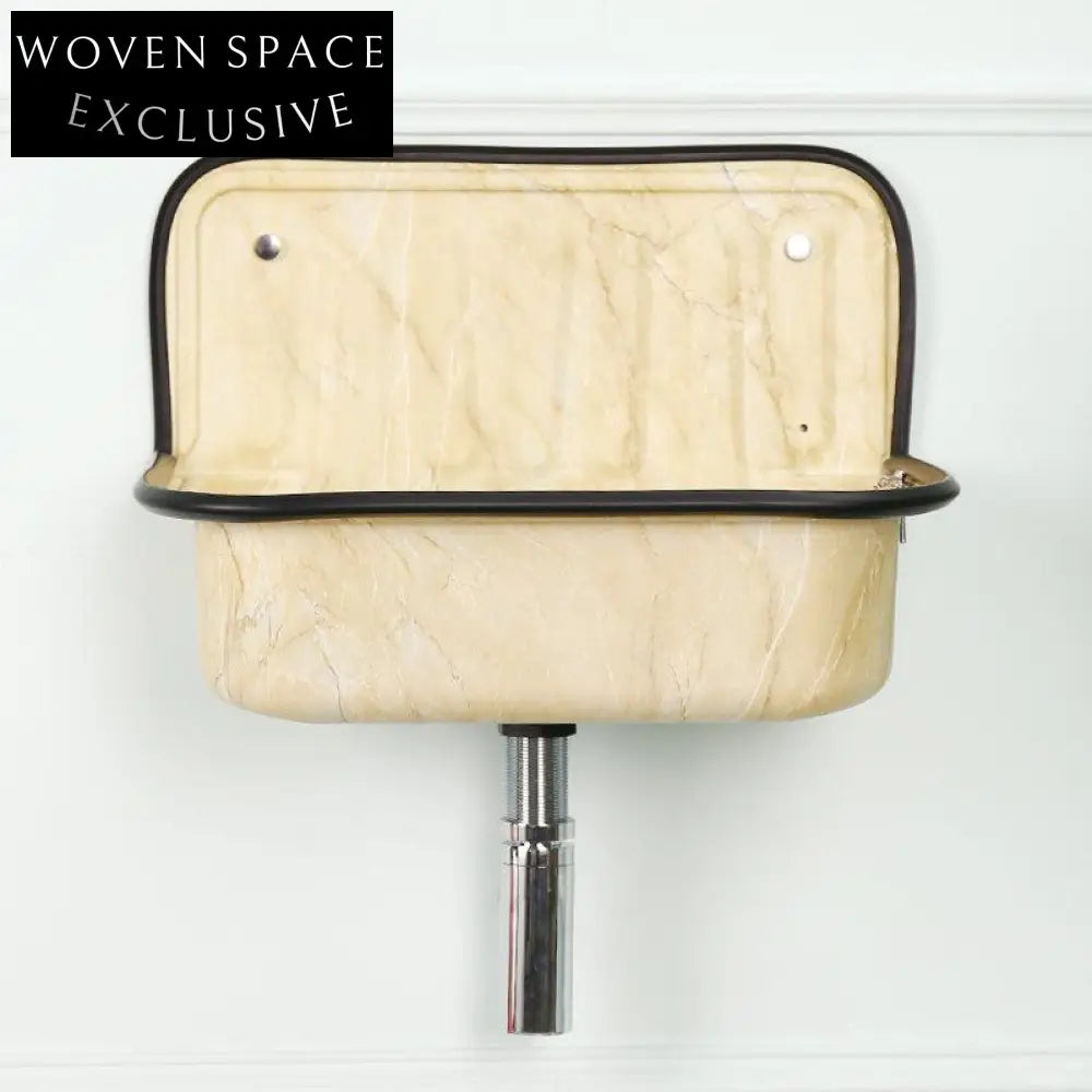 Talia Retro Red Copper Hanging Basin Nostalgic Bathroom Sink