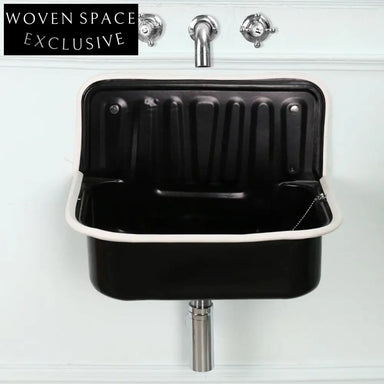 Talia Retro Red Copper Hanging Basin Nostalgic Bathroom Sink