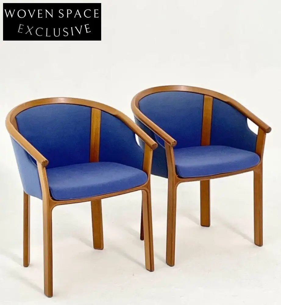 Teak Dining Chairs Inspired by Wine Barrel Design