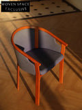 Teak Dining Chairs Inspired by Wine Barrel Design