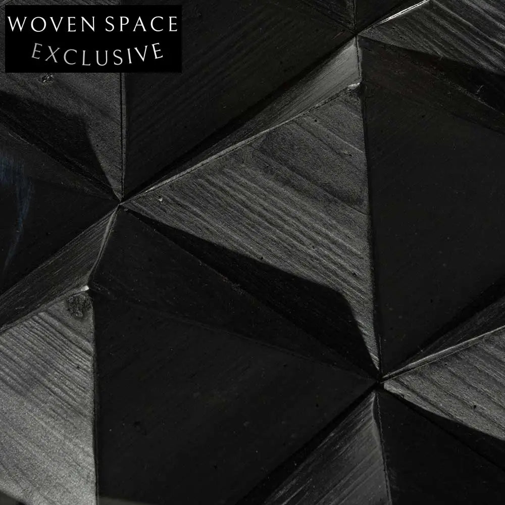 Ted 1.2m Elm Coffee Table - Full Black Coffee Tables