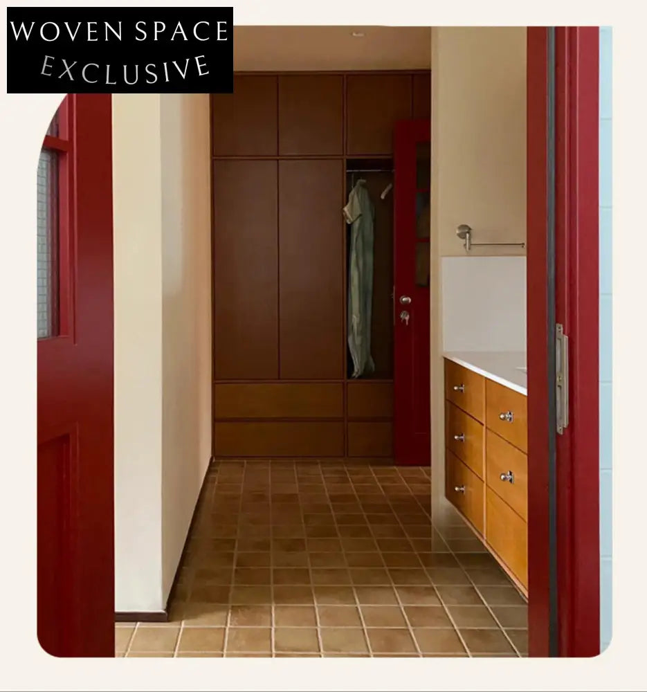 Theodore Cherry Wood Bathroom Cabinet with Ceramic Basin