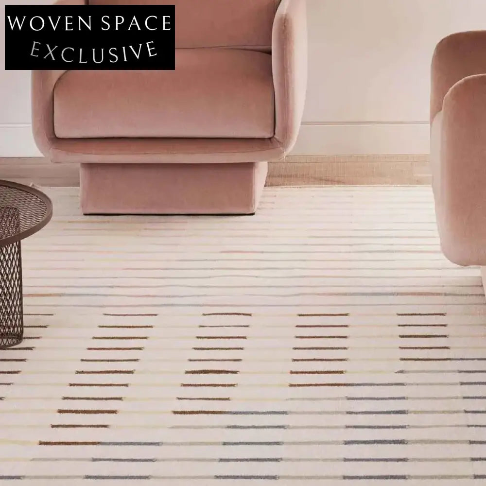 Thick Geometric Pattern Polyester Area Rug - Modern Luxury Floor Carpet