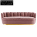 Elegant Channel Tufted Performance Velvet Sofa Couch - Modern Living Room Furniture