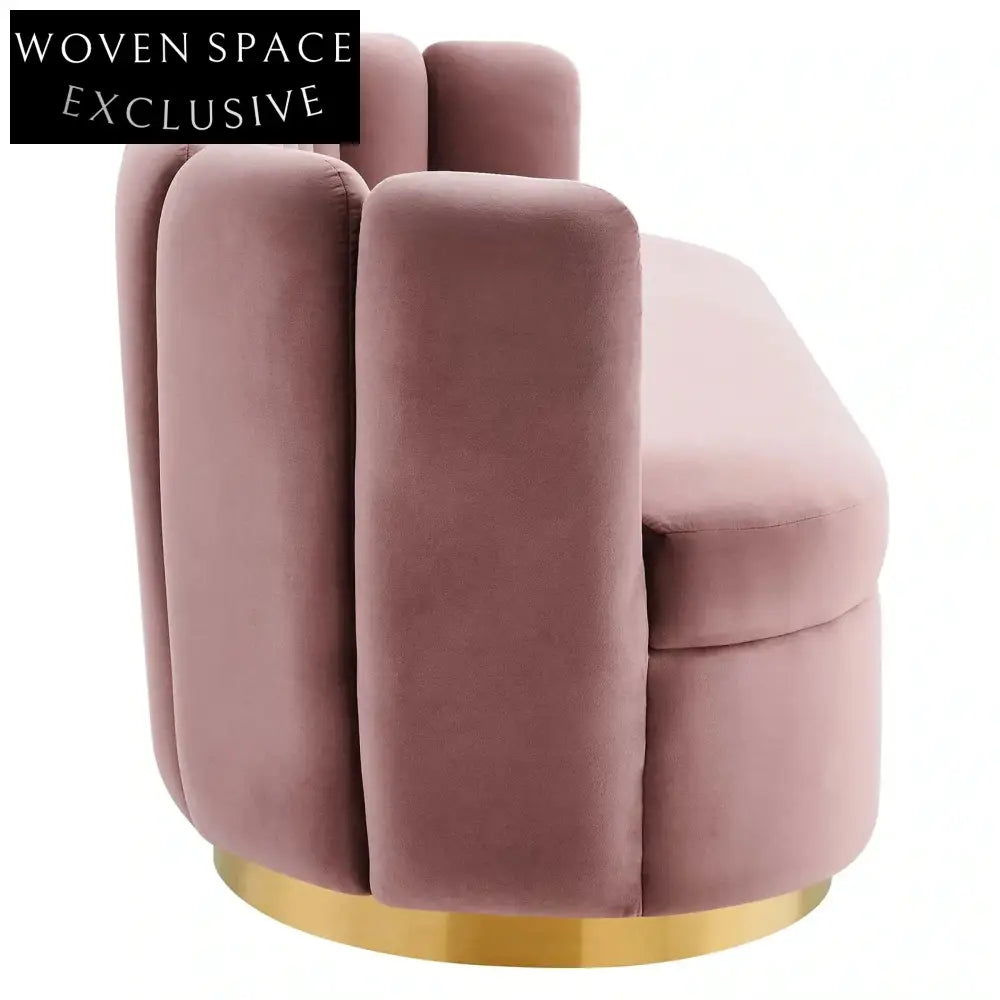 Elegant Channel Tufted Performance Velvet Sofa Couch - Modern Living Room Furniture