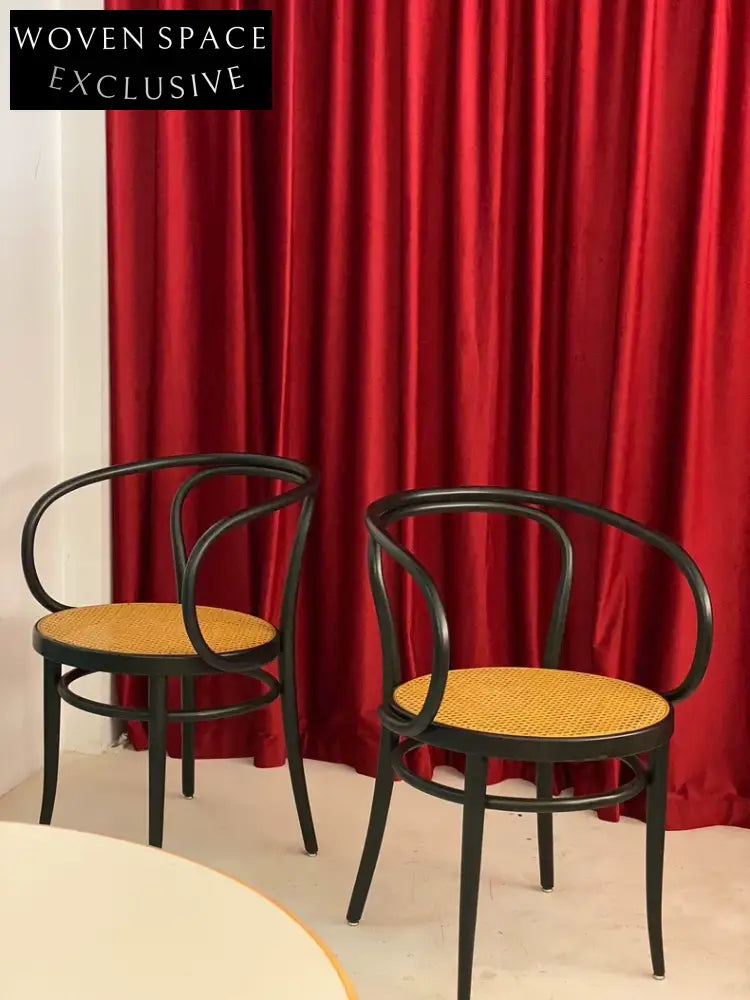 Authentic Thonet 209 Bentwood Rattan Dining Chair - Michael Thonet Design