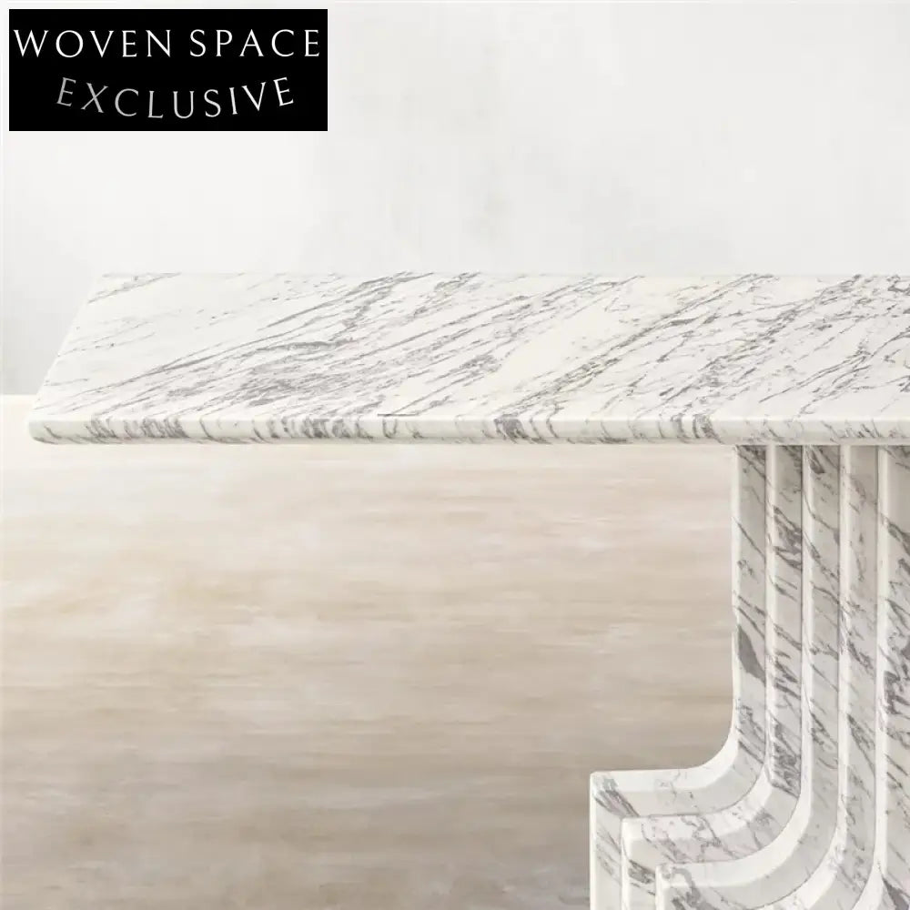 Modern Customizable Marble Top Side Table - Elegant Accent Furniture for Home & Hotel