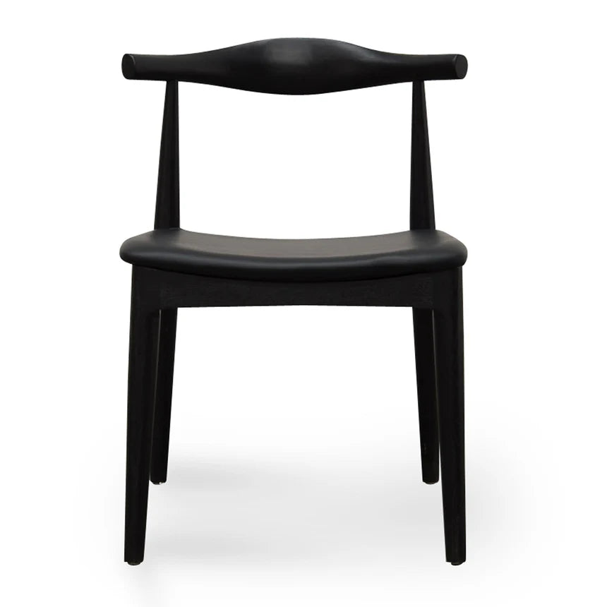 Trisha Elbow Dining Chair - Black (Set of 2)