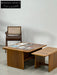 Tobia Scarpa And Afra Scarpa Coffee Table With Side Tables by Maxalto