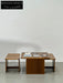 Tobia Scarpa And Afra Scarpa Coffee Table With Side Tables by Maxalto