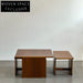 Tobia Scarpa And Afra Scarpa Coffee Table With Side Tables by Maxalto