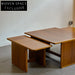 Tobia Scarpa And Afra Scarpa Coffee Table With Side Tables by Maxalto