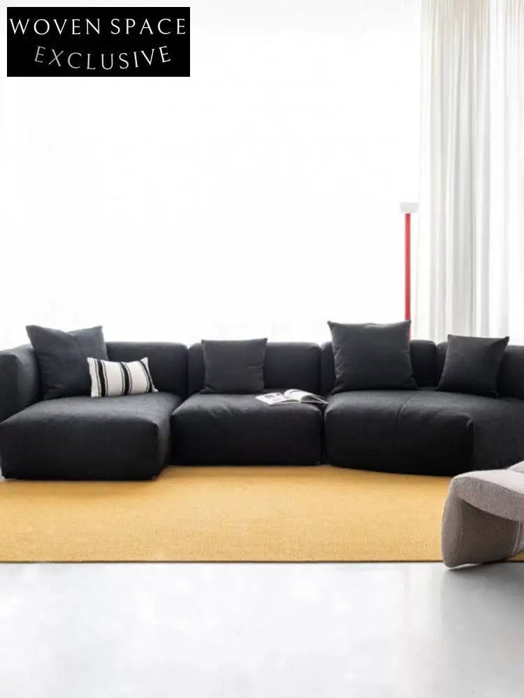 tofu block sofa special-shaped corner module combination detachable and washable designer creative fabric sofa
