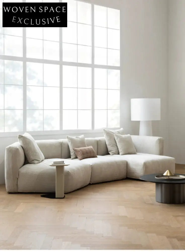 tofu block sofa special-shaped corner module combination detachable and washable designer creative fabric sofa
