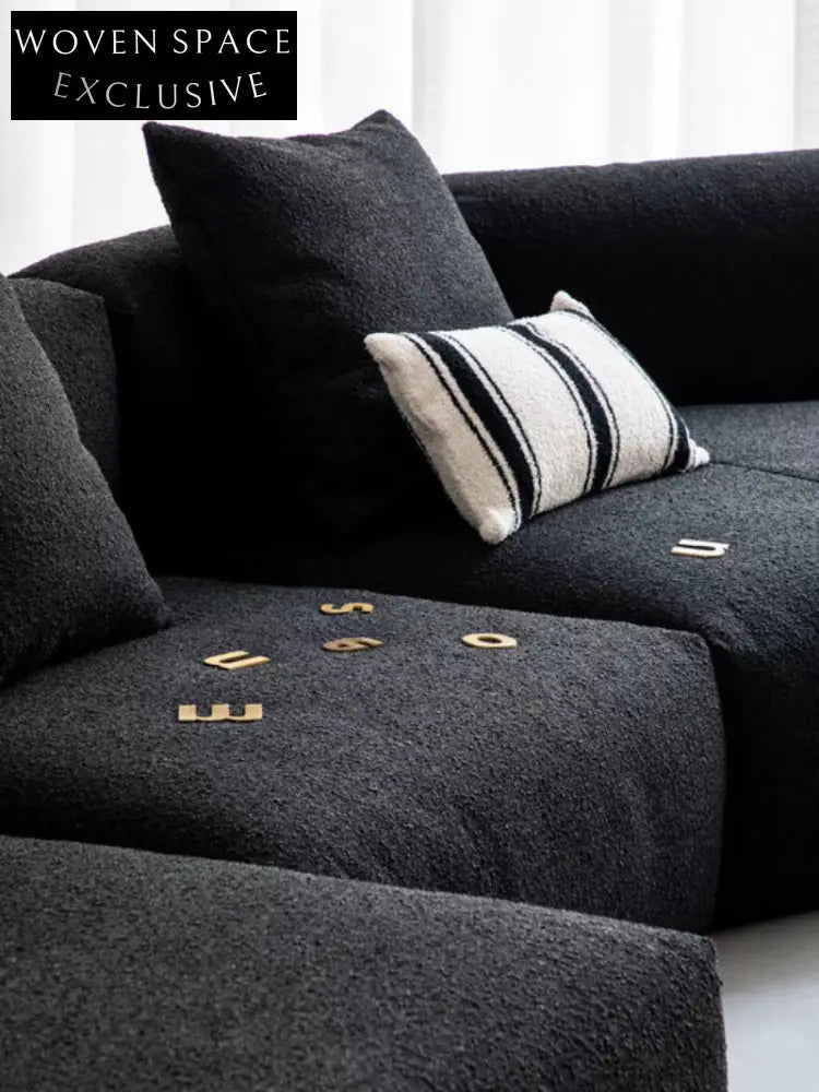 tofu block sofa special-shaped corner module combination detachable and washable designer creative fabric sofa