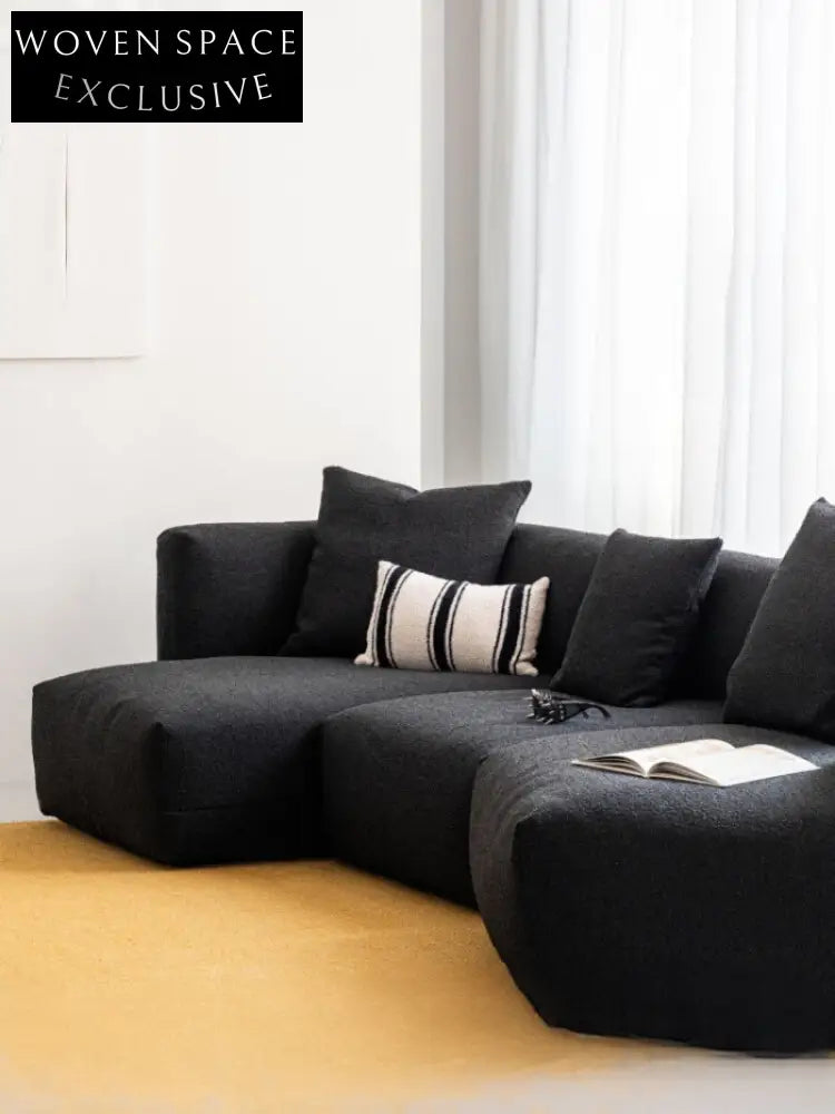 tofu block sofa special-shaped corner module combination detachable and washable designer creative fabric sofa