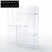 Transparent Acrylic Display Cabinet, Modern Living Room Storage Console Bookshelf Showcase