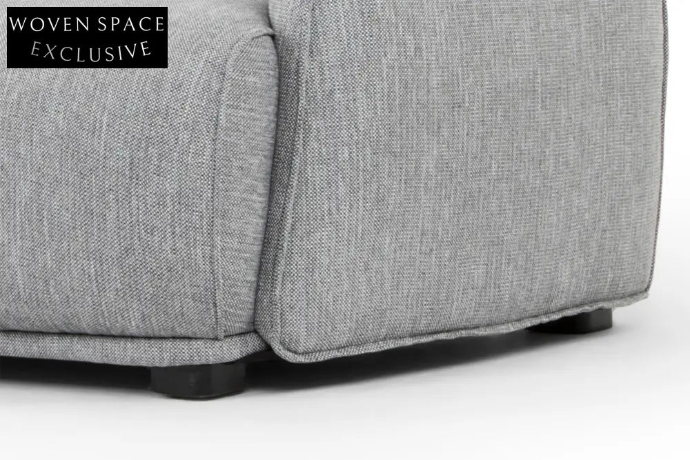 Troy 3 Seater Left Chaise Sofa - Graphite Grey Sofas