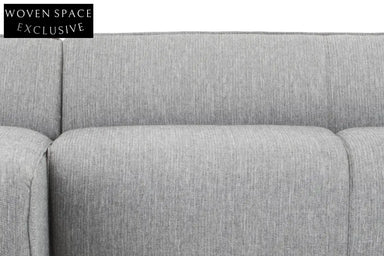 Troy 3 Seater Left Chaise Sofa - Graphite Grey Sofas