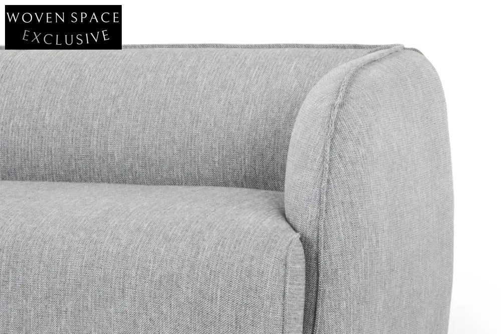 Troy 3 Seater Left Chaise Sofa - Graphite Grey Sofas