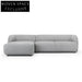 Troy 3 Seater Left Chaise Sofa - Graphite Grey Sofas