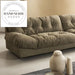 Tufted Fabric Upholstered Italian Design Modern Luxury Sectional Sofa