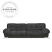 Tufted Fabric Upholstered Italian Design Modern Luxury Sectional Sofa