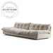 Tufted Fabric Upholstered Italian Design Modern Luxury Sectional Sofa