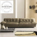 Tufted Fabric Upholstered Italian Design Modern Luxury Sectional Sofa