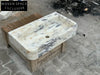 Tullio Calacatta Viola Ribbed Marble Sink