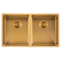 770x450x215mm 1.2mm Handmade Top/Undermount Double Bowls Kitchen Sink