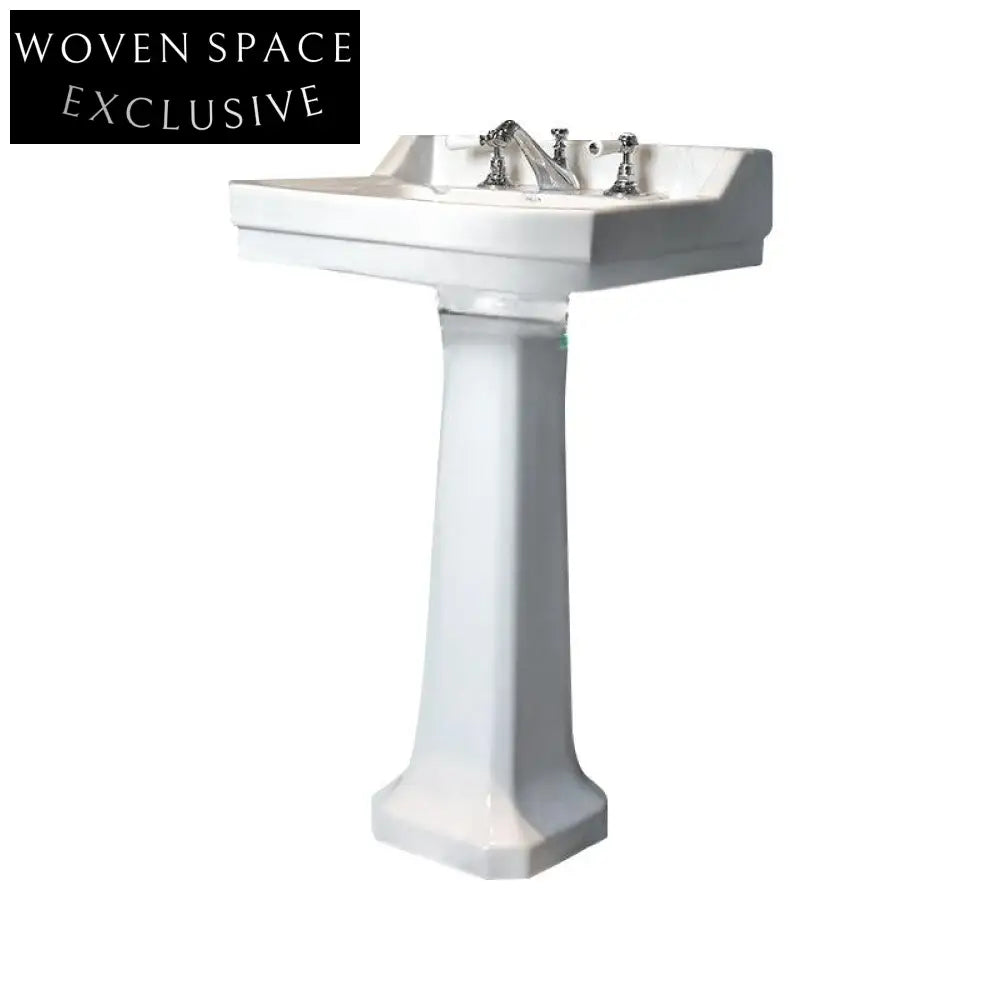 Ulisses Ceramic Column Basin
