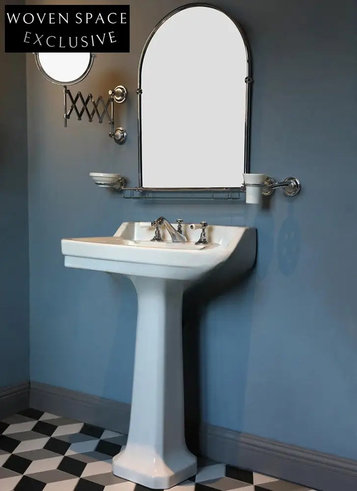 Ulisses Ceramic Column Basin