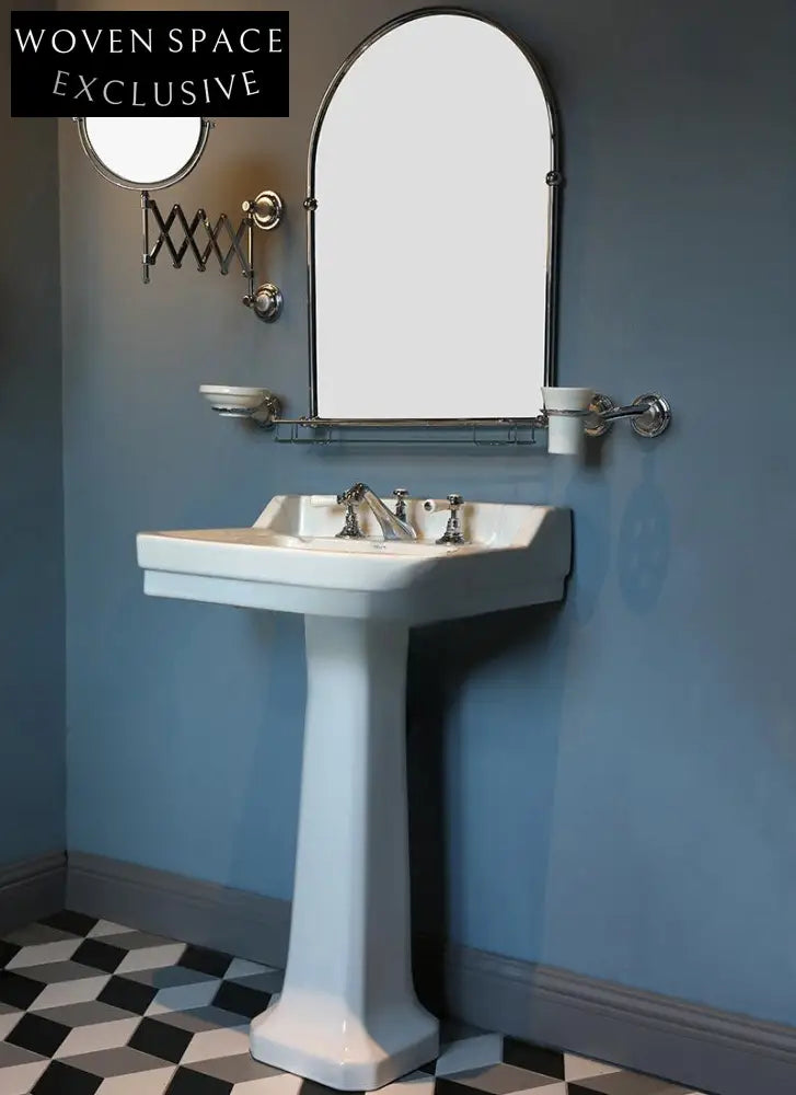 Ulisses Ceramic Column Basin