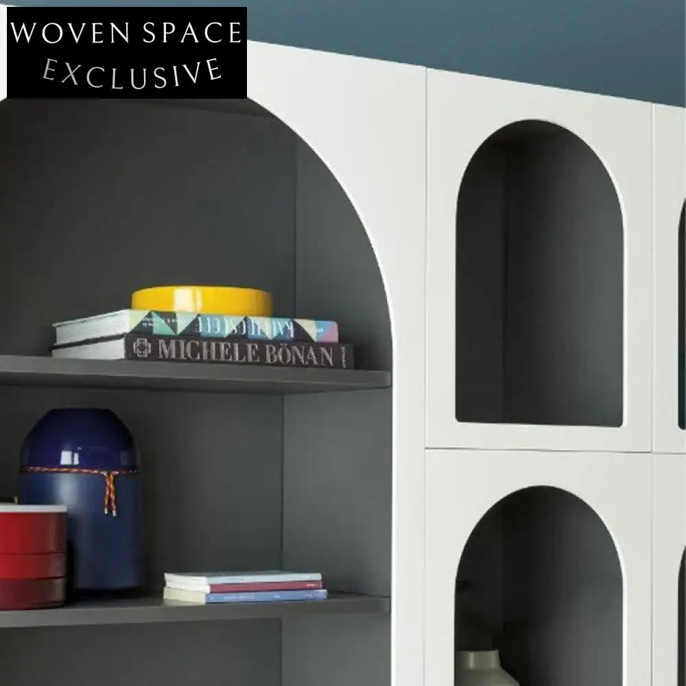 Unique Creative Plywood Display Side Storage Cabinet for Living Room
