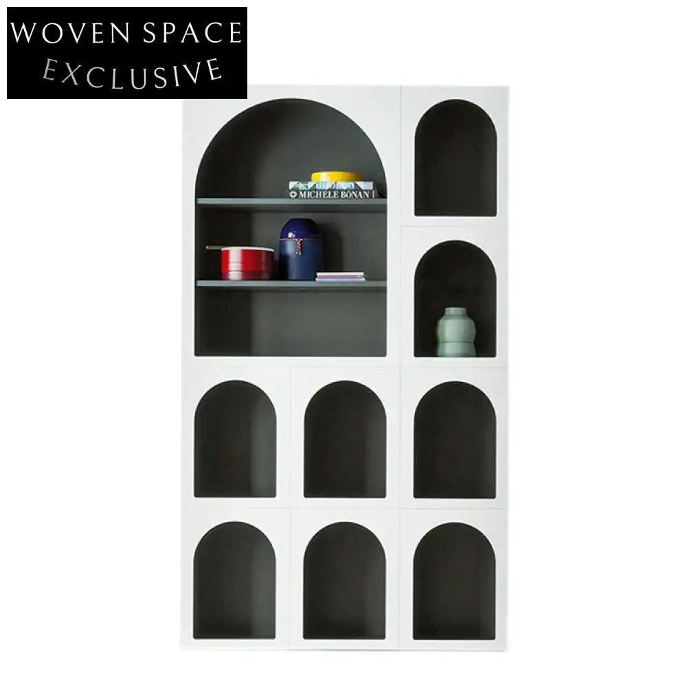 Unique Creative Plywood Display Side Storage Cabinet for Living Room