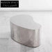 Unique Industrial Stainless Steel Irregular Metal Living Room Coffee Table