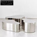 Unique Industrial Stainless Steel Irregular Metal Living Room Coffee Table