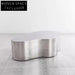 Unique Industrial Stainless Steel Irregular Metal Living Room Coffee Table